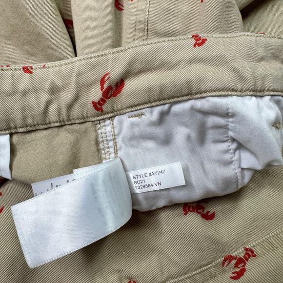 J.Crew Lobster High Rise Girlfriend Chino Pant Women’s 8 Straight Leg Fisherman - Picture 16 of 16